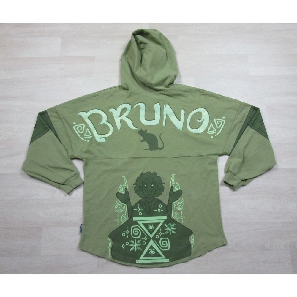 Disney Parks Encanto Hooded Spirit Jersey (S) AOP "We Dont Talk About Bruno"